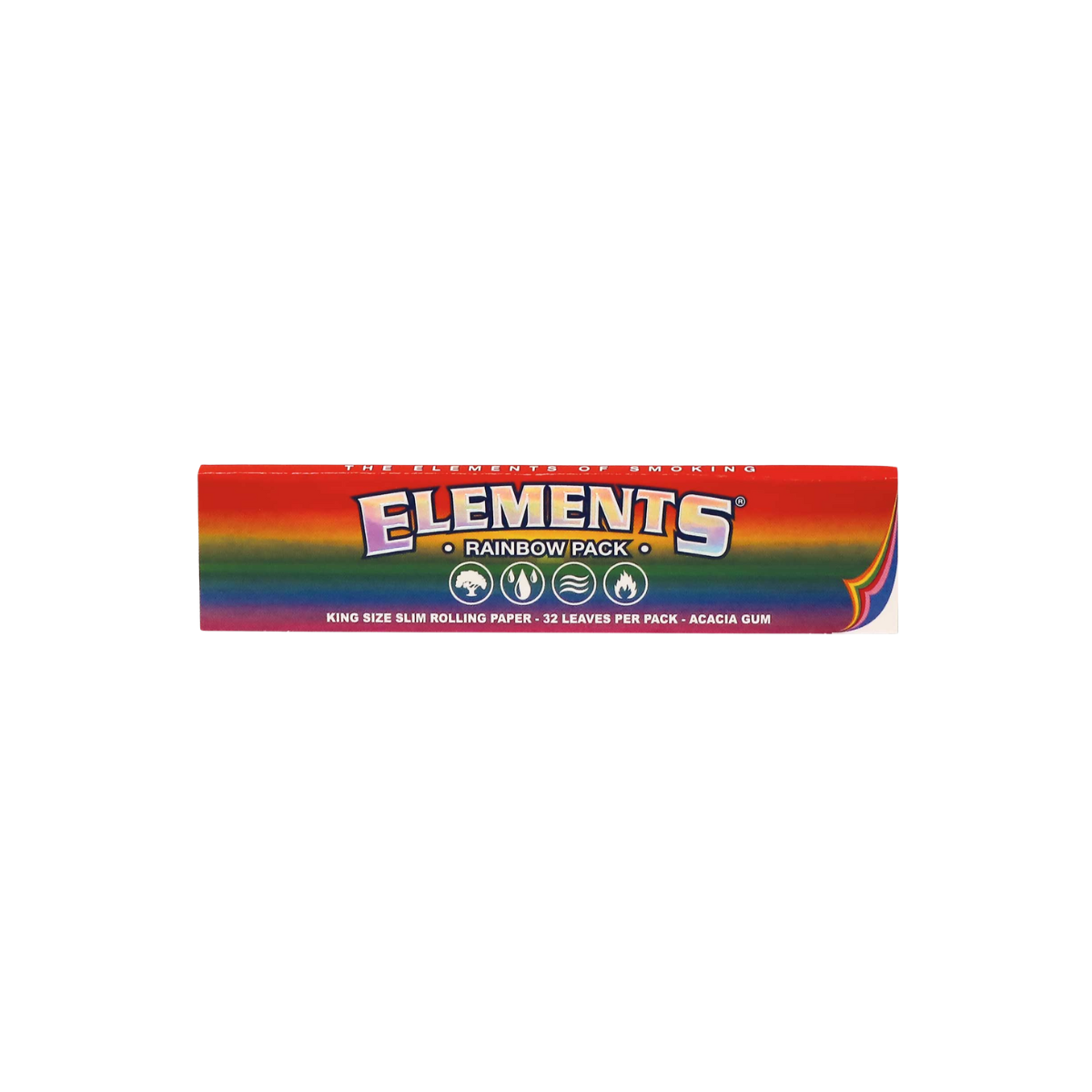 Elements Rainbow King Size Slim Rolling Papers – Full Box
