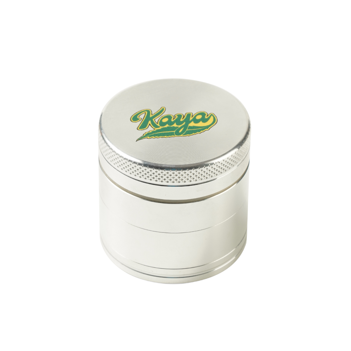 Kaya LeGrandeur 4-Part Grinder with Elegant Silver Coating 40mm - 63mm (10units/box)