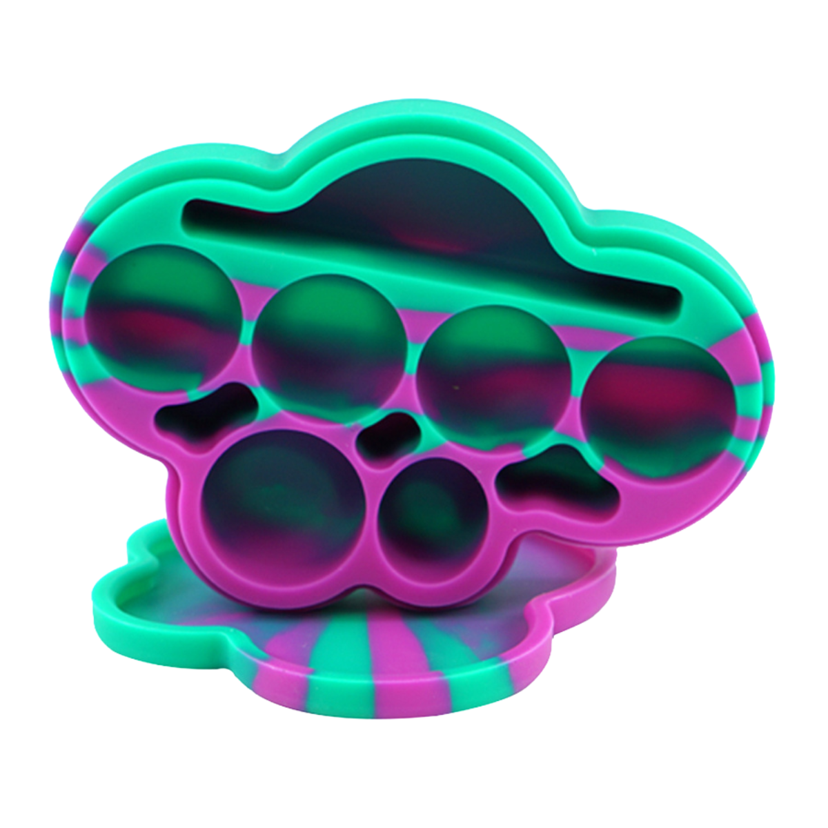 85ml Cloud Silicone Dab Concentrate Container - Non-Stick Storage, Compartment