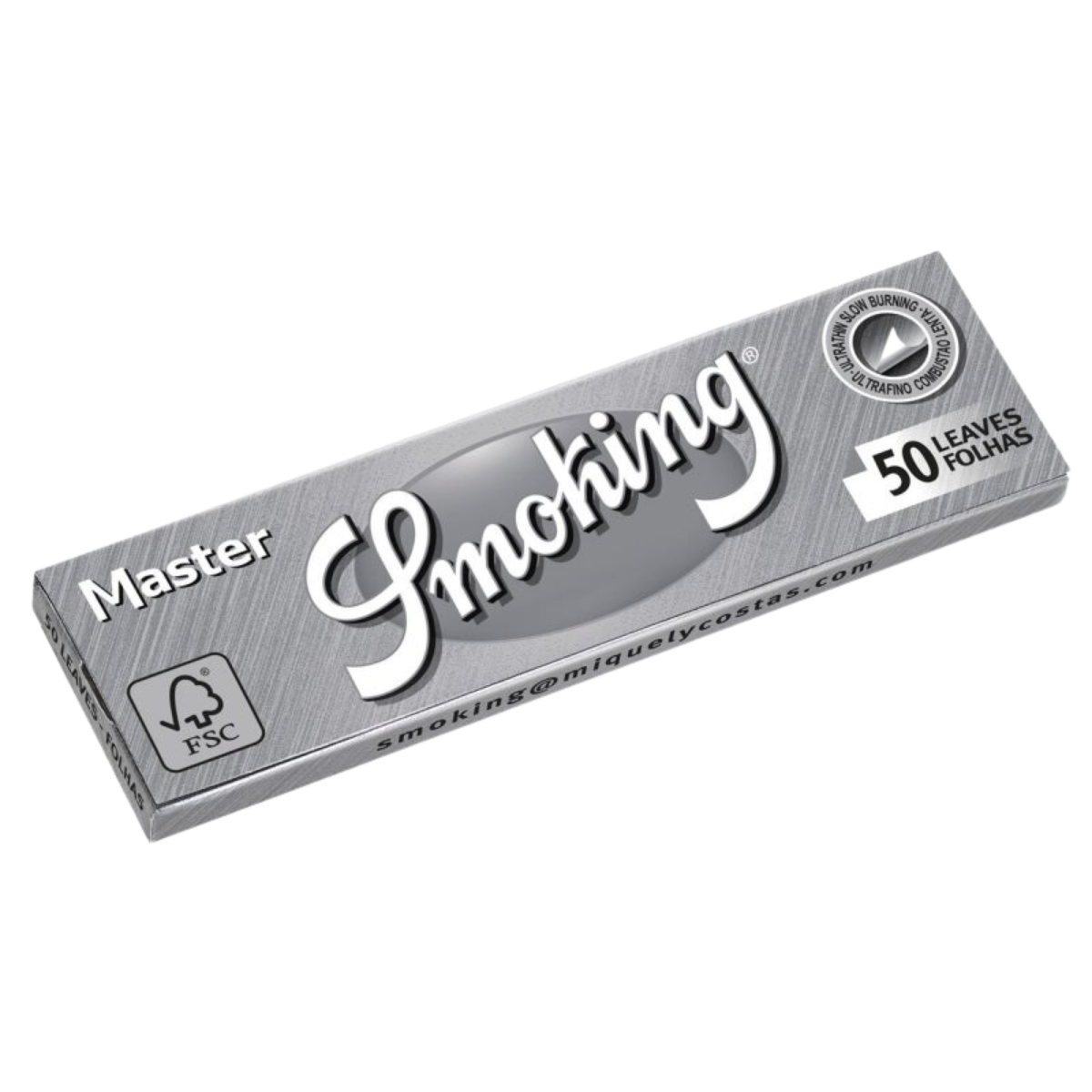 Full Box - Smoking Silver (Master) Smoking Papers Regular 1 ¼