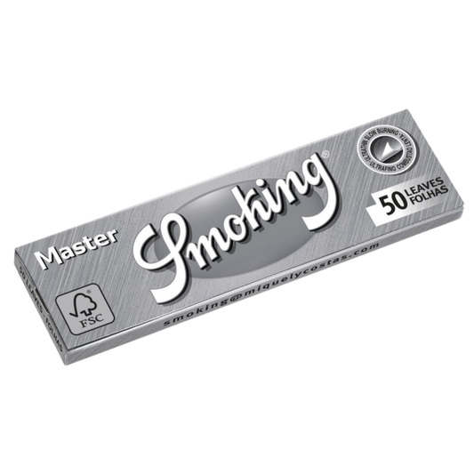 Full Box - Smoking Silver (Master) Smoking Papers Regular 1 ¼