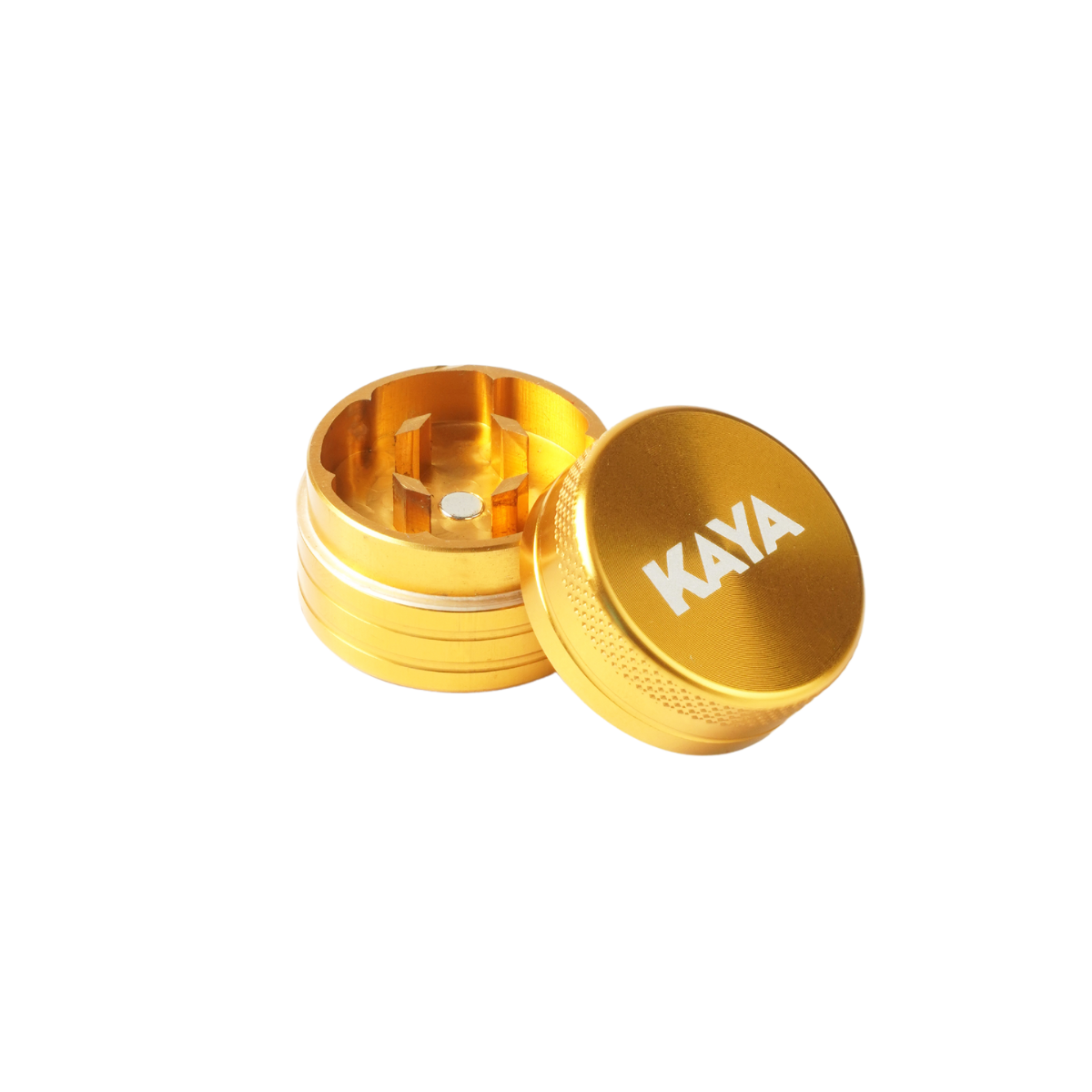 Kaya Herb Master Anodised with Cruzer Teeth 2-Part Grinder