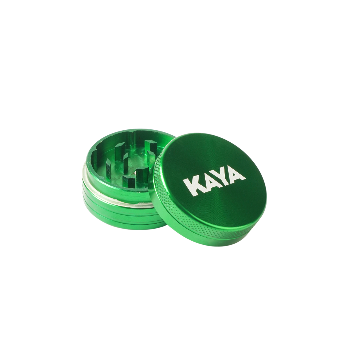 Kaya Herb Master Anodised with Cruzer Teeth 2-Part Grinder
