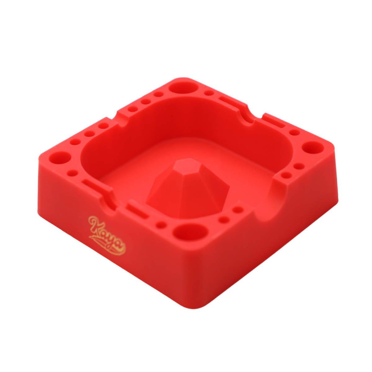 Kaya Red Silicone Ashtray