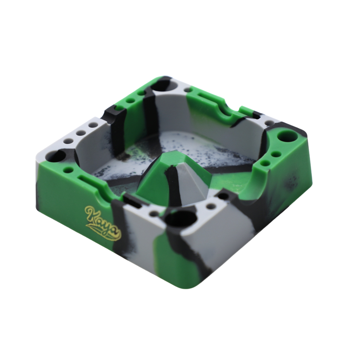 Kaya Army Green Camouflage Silicone Ashtray