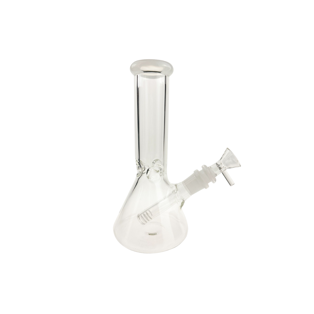 Kaya Bong 8inch Thick Glass White Beaker