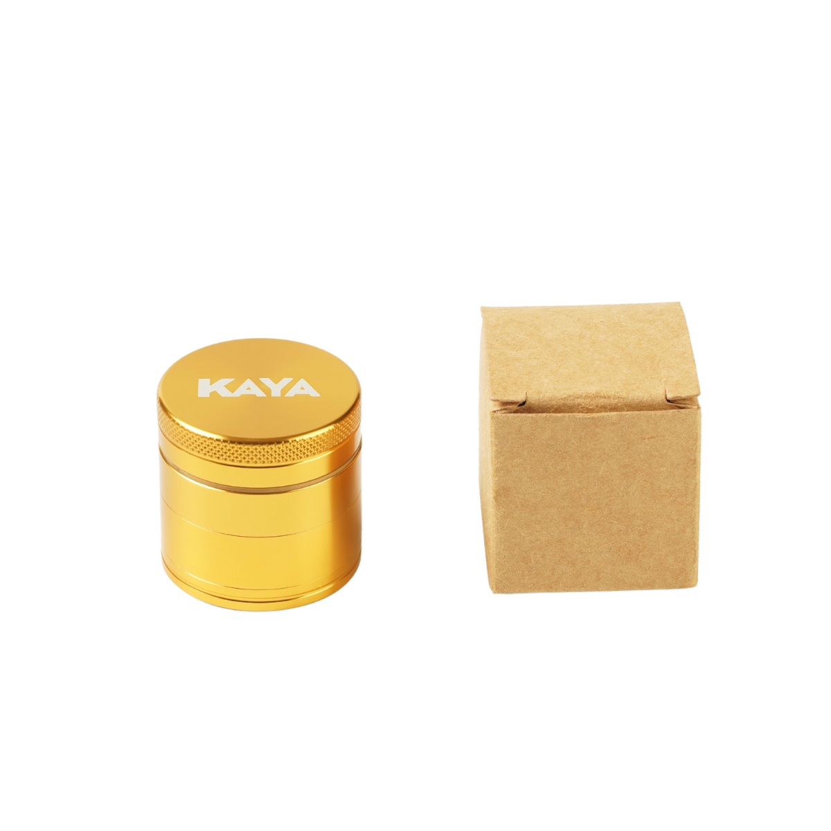 4 Part Dry Herb Grinder Gold