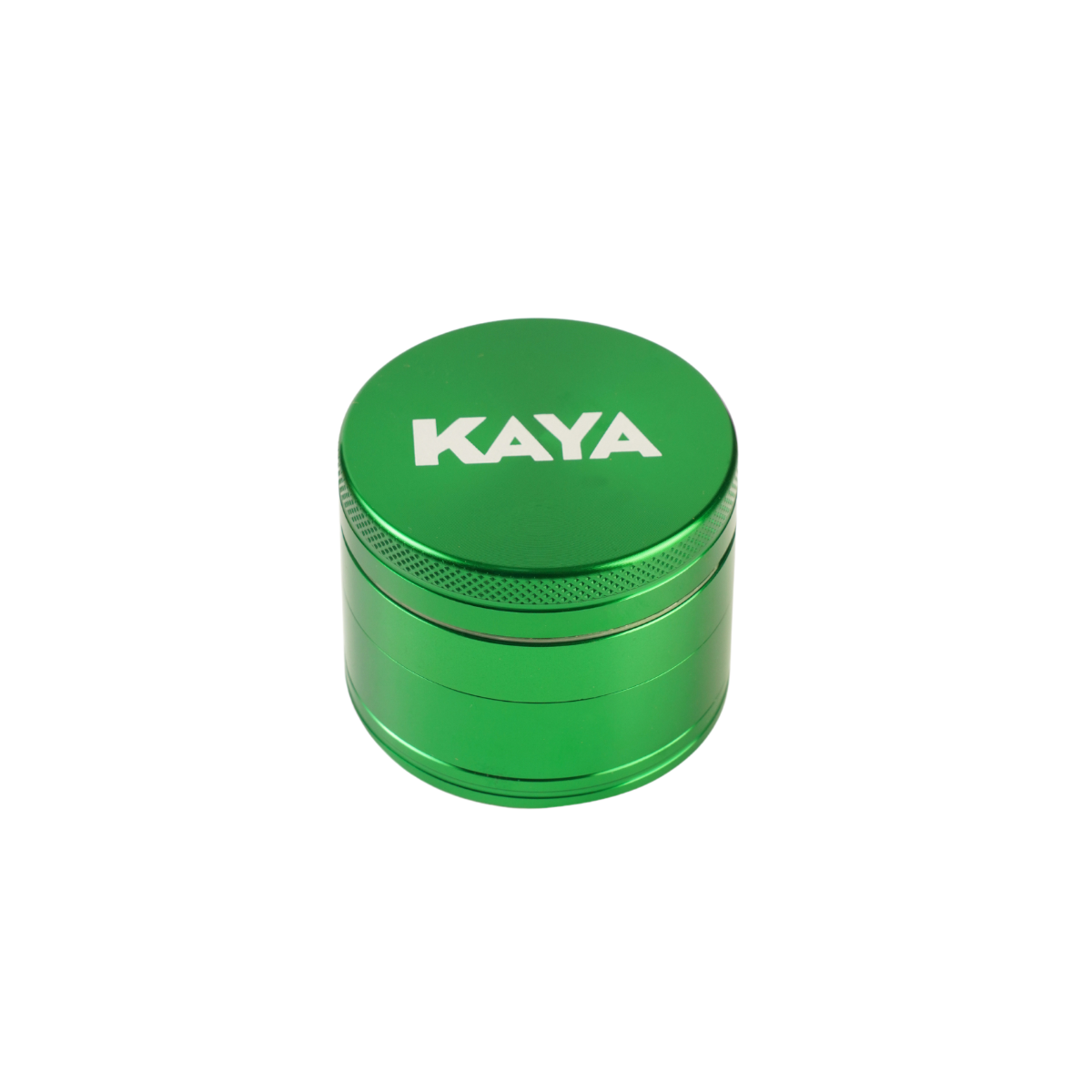 Kaya Grind Elite 4-Part Shredder - Heavy-Duty Aluminum with Diamond Teeth Green