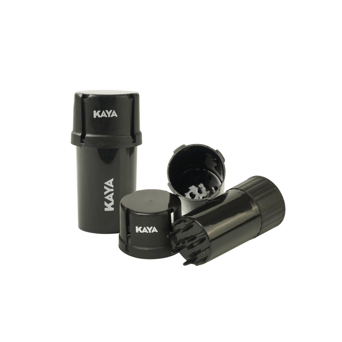 Kaya GrindTainer - Portable Herb Grinder with Storage