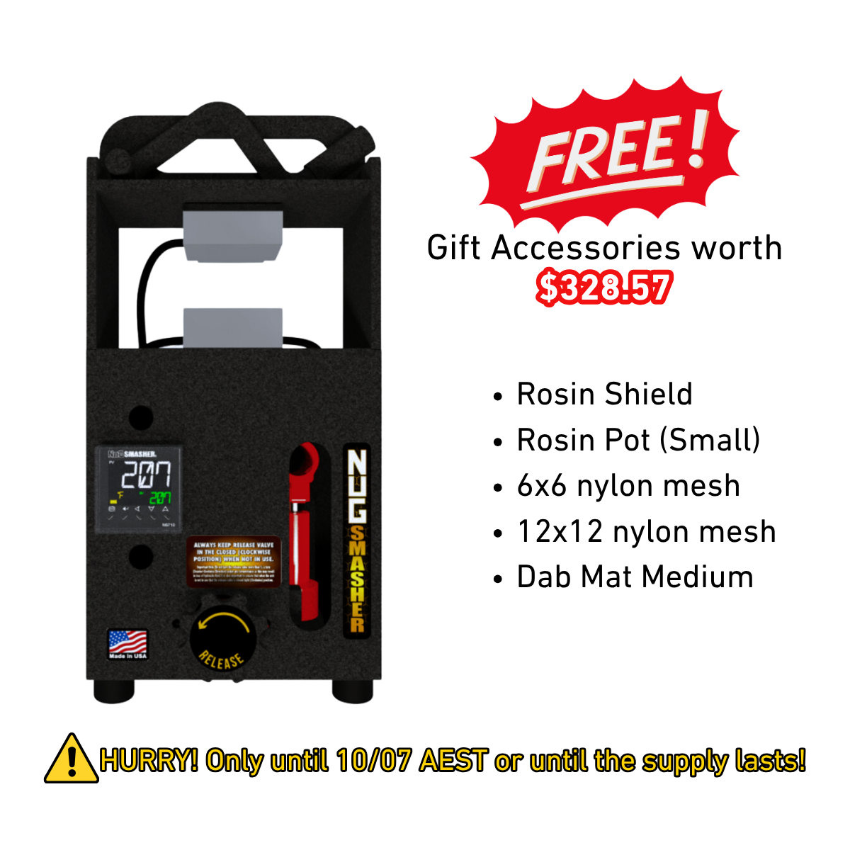 Rosin Press NugSmasher Mini