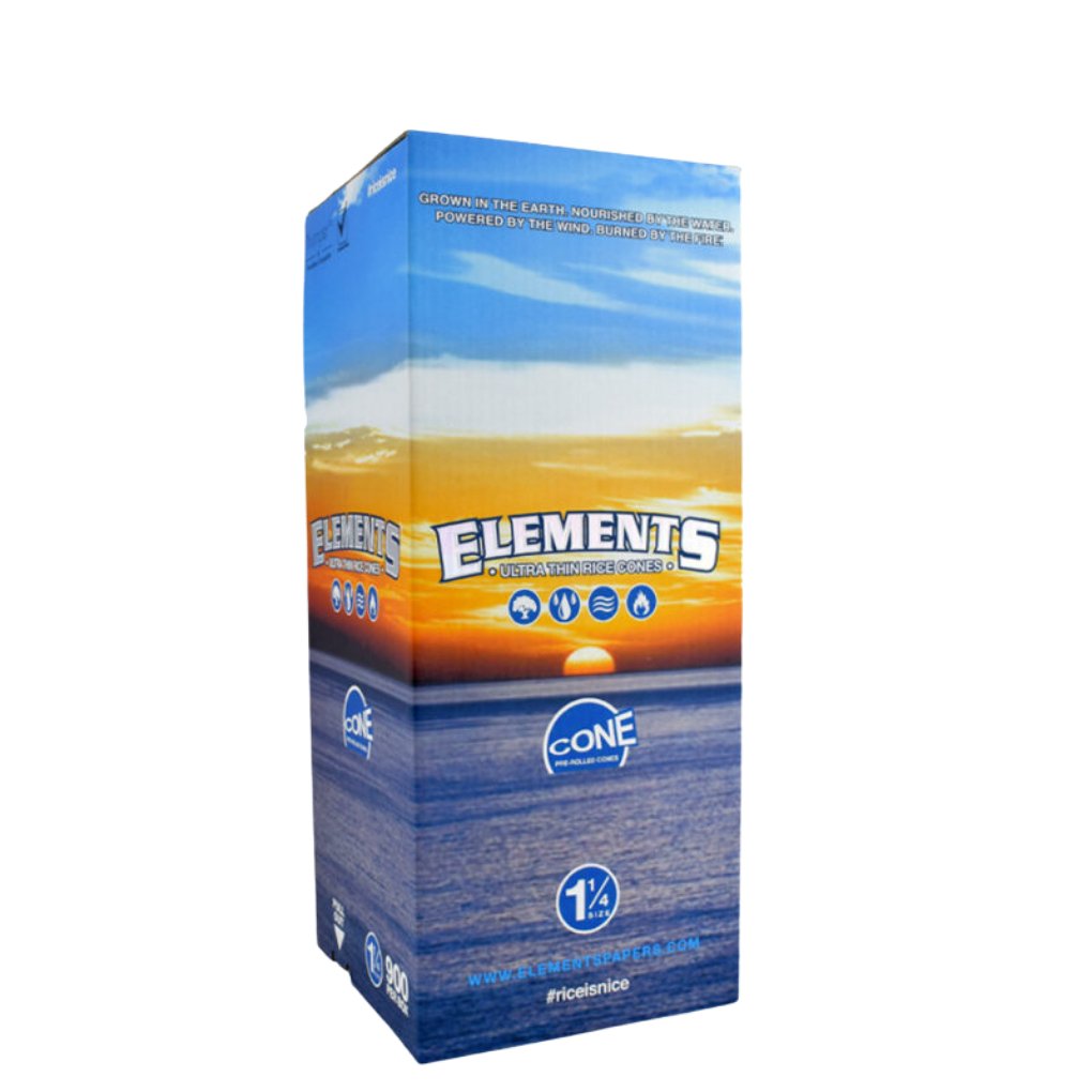 Elements Pre Rolled Small 1 1/4 Cones - 900 Conical Tubes - greenmart.com.au