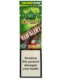 Full Box Juicy Jays Hemp Flavoured Wraps Red Alert, Blue, Tropical, Original, Purple, Infrared or Manic - greenmart.com.au