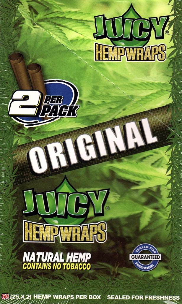 Full Box Juicy Jays Hemp Flavoured Wraps Red Alert, Blue, Tropical, Original, Purple, Infrared or Manic