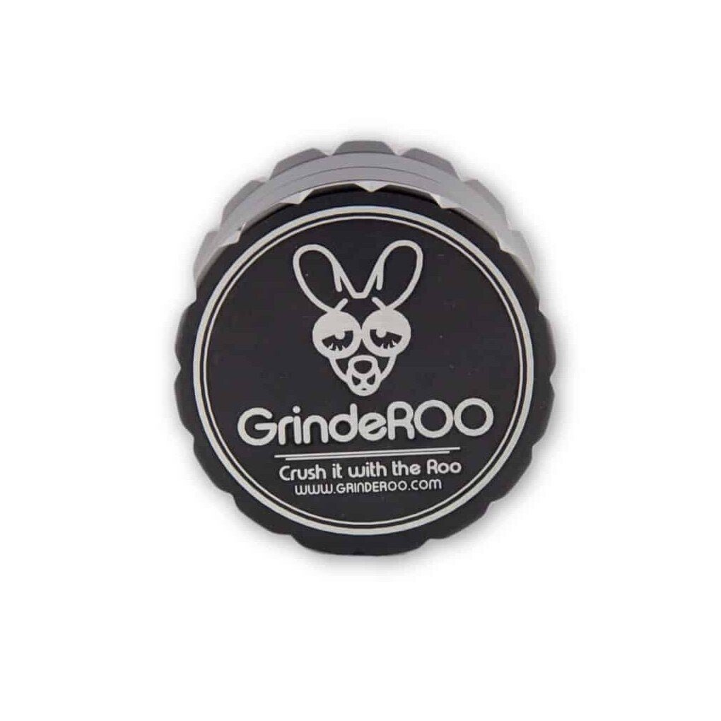 GrindeROO 4 Piece Premium Metal Herb Grinders - greenmart.com.au