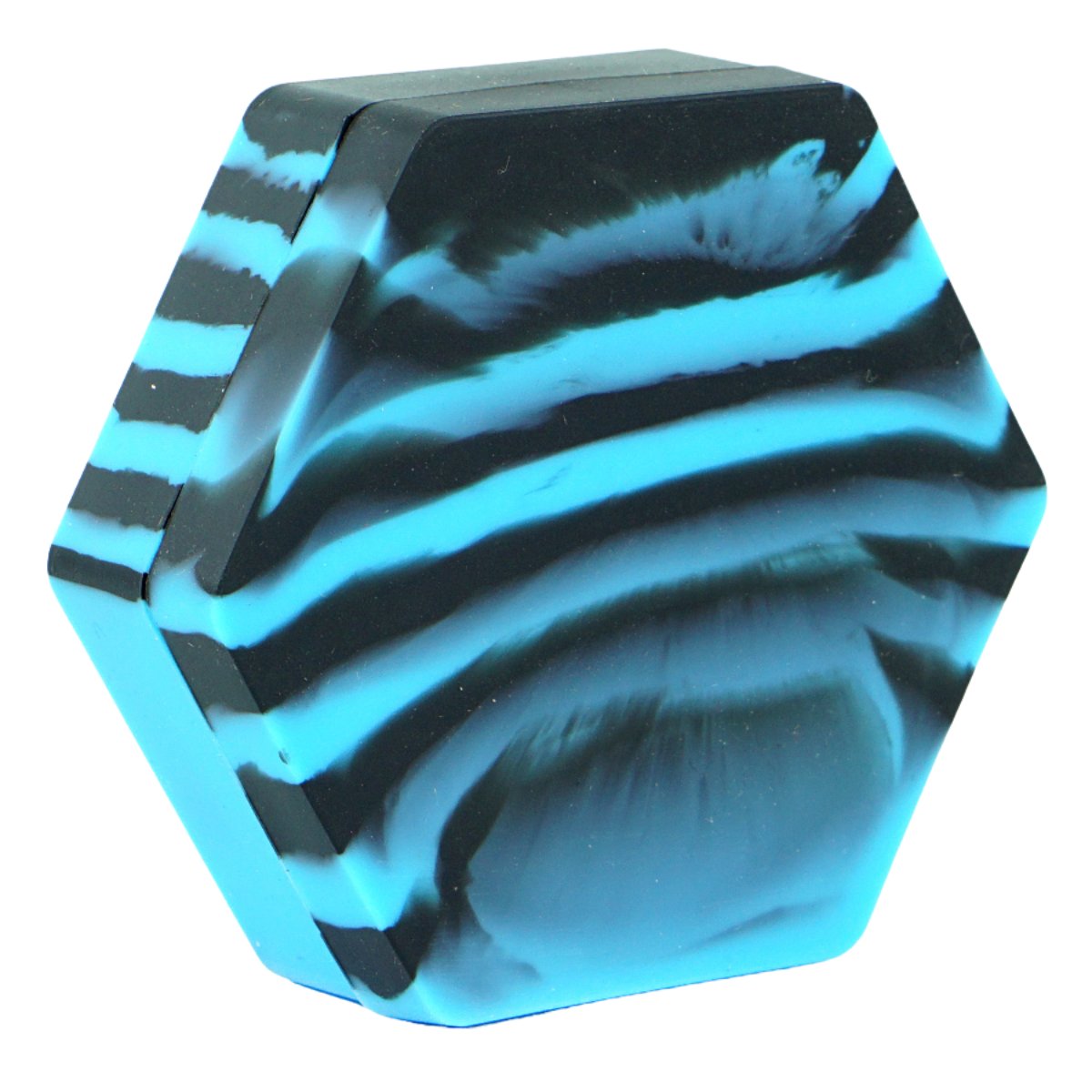 HexaHive 110ml Silicone Dab Container - Non - Stick, Split - Section, Dual - Compartment Honeycomb Design - greenmart.com.au