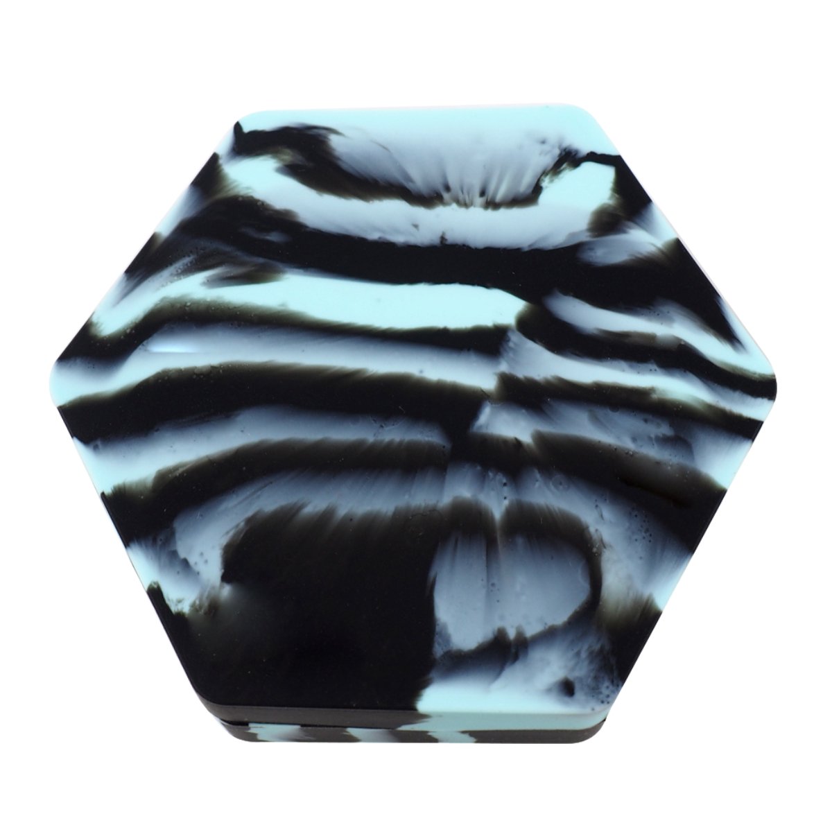 HexaHive 110ml Silicone Dab Container - Non - Stick, Split - Section, Dual - Compartment Honeycomb Design - greenmart.com.au