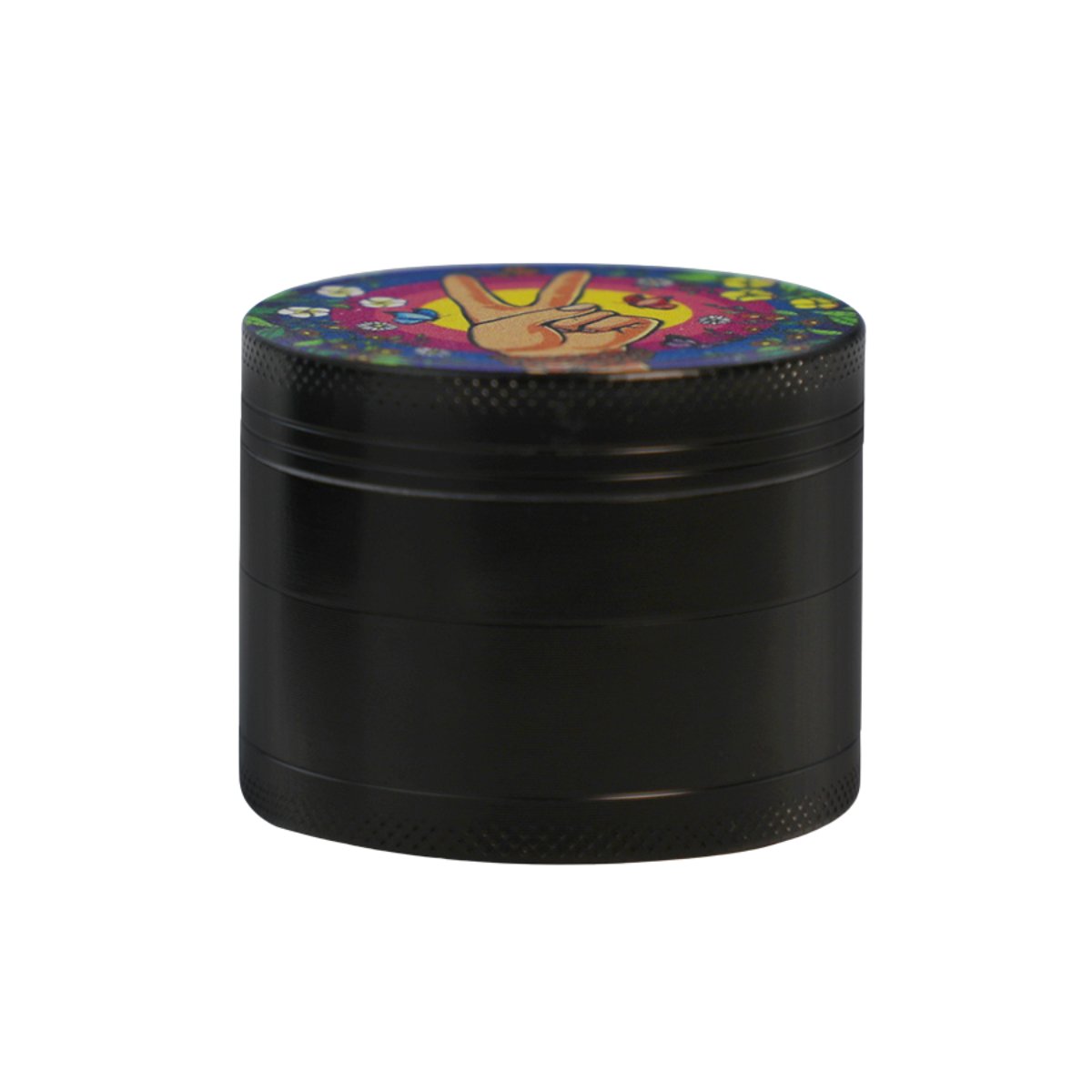 Peace Sign 4 Part Compact Grinder - greenmart.com.au