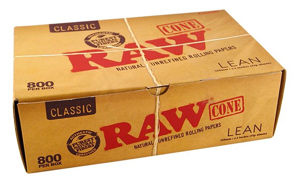 Raw Pre - Rolled Cone Lean 800 Pieces - greenmart.com.au
