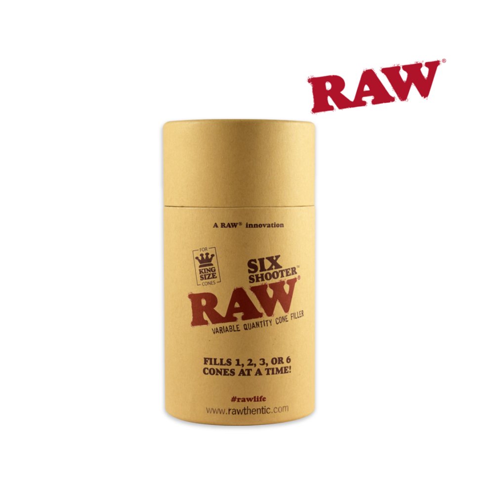 Raw Six Shooter for 1 1/4 pre rolled cones - greenmart.com.au