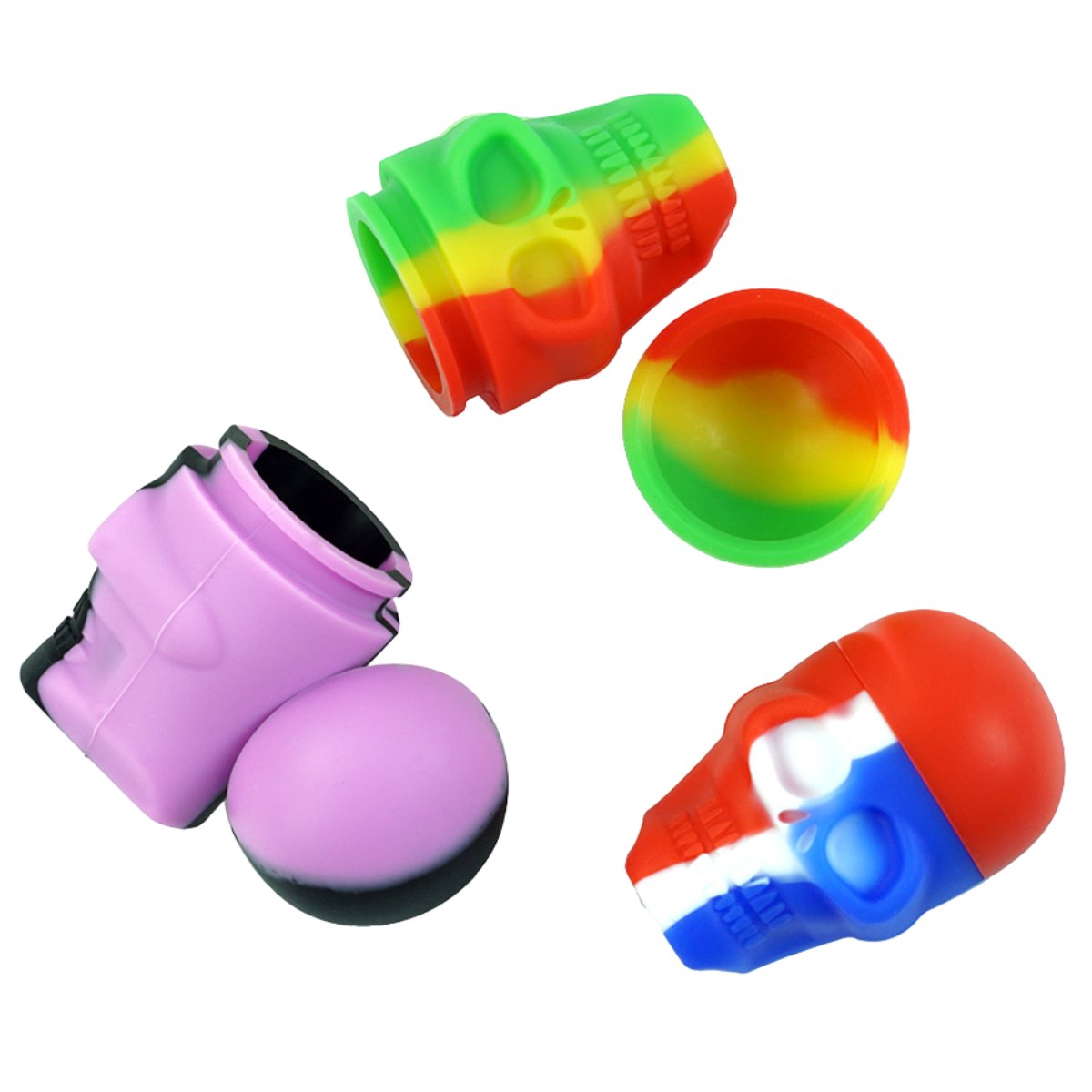 Skull King 15ml Silicone Concentrate Jar - Compact, Non - Stick, Edgy Design - greenmart.com.au