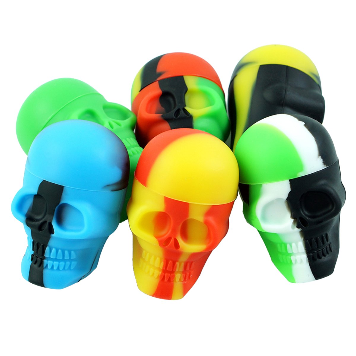 Skull King 15ml Silicone Concentrate Jar - Compact, Non - Stick, Edgy Design - greenmart.com.au
