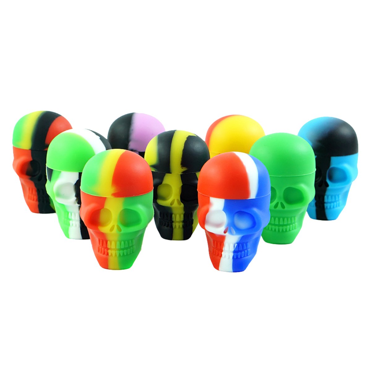 Skull King 15ml Silicone Concentrate Jar - Compact, Non - Stick, Edgy Design - greenmart.com.au