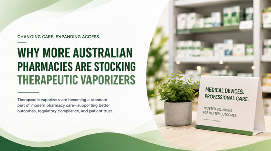 Why More Australian Pharmacies Are Stocking Therapeutic Vaporizers