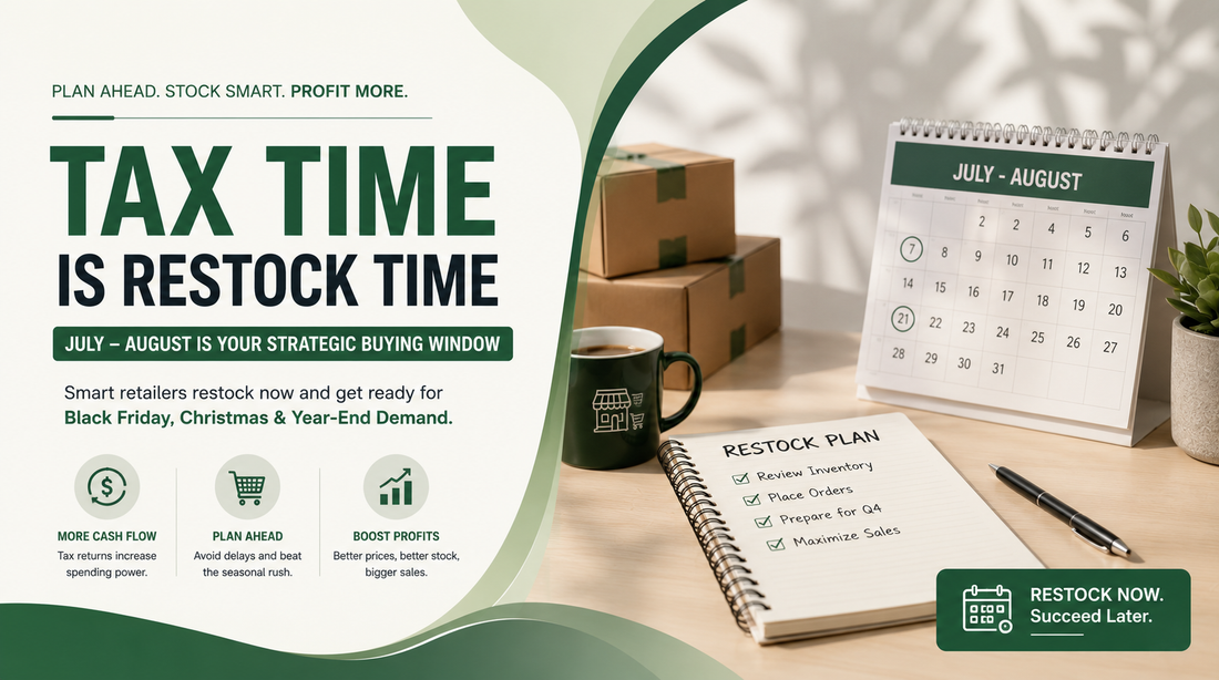 Why Tax Time Is the Ideal Time to Restock Your Inventory