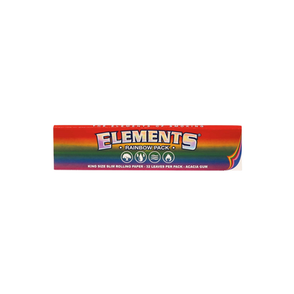 Elements Rainbow King Size Slim Rolling Papers – Full Box
