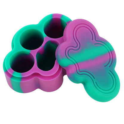 22ml Cloud - Shaped Silicone Concentrate Container - Non - Stick and Compact - greenmart.com.au