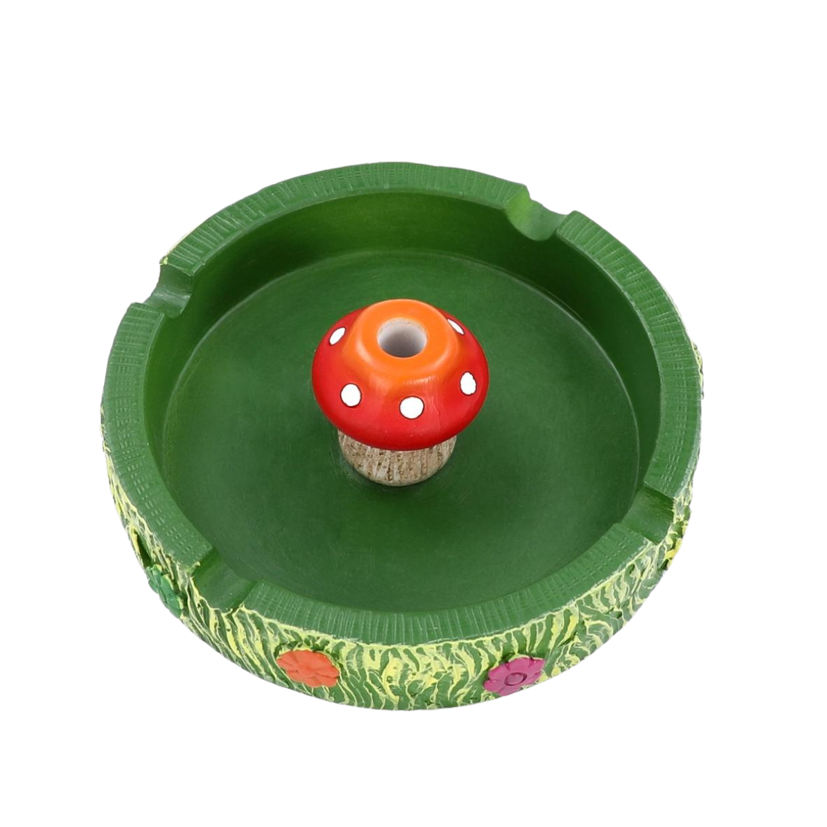 Kaya Resin Round Mushroom Ashtray - Unique Design for Stylish Smoking