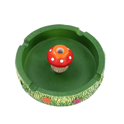 Kaya Resin Round Mushroom Ashtray - Unique Design for Stylish Smoking