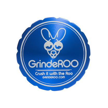 GrindeROO 4 Piece Premium Metal Herb Grinders