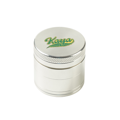 Kaya LeGrandeur 4-Part Grinder with Elegant Silver Coating 40mm - 63mm (10units/box)