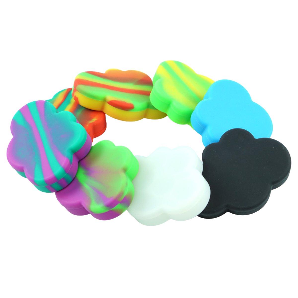 85ml Cloud Silicone Dab Concentrate Container - Non - Stick Storage, Compartment - greenmart.com.au