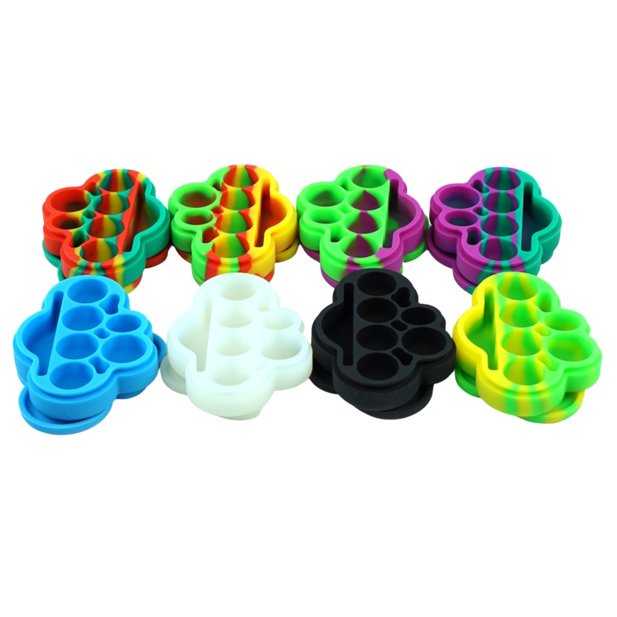 85ml Cloud Silicone Dab Concentrate Container - Non - Stick Storage, Compartment - greenmart.com.au