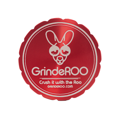 GrindeROO 4 Piece Premium Metal Herb Grinders