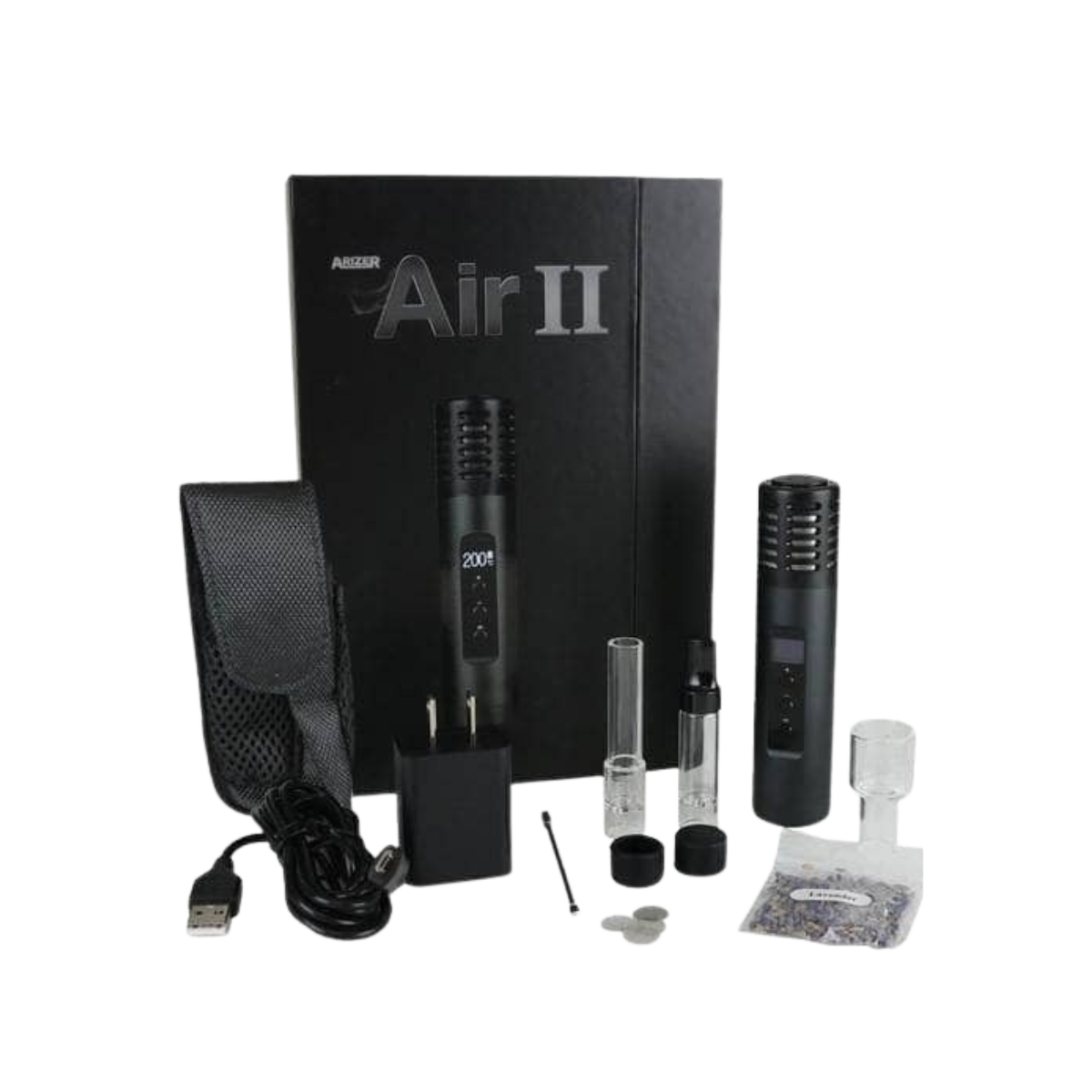 Mystic Blue Arizer Air II vaporizer for efficient dry herb heating