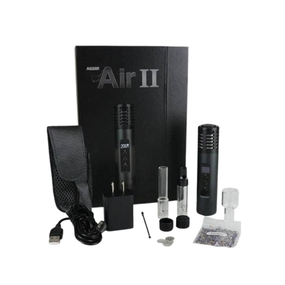 Mystic Blue Arizer Air II vaporizer for efficient dry herb heating