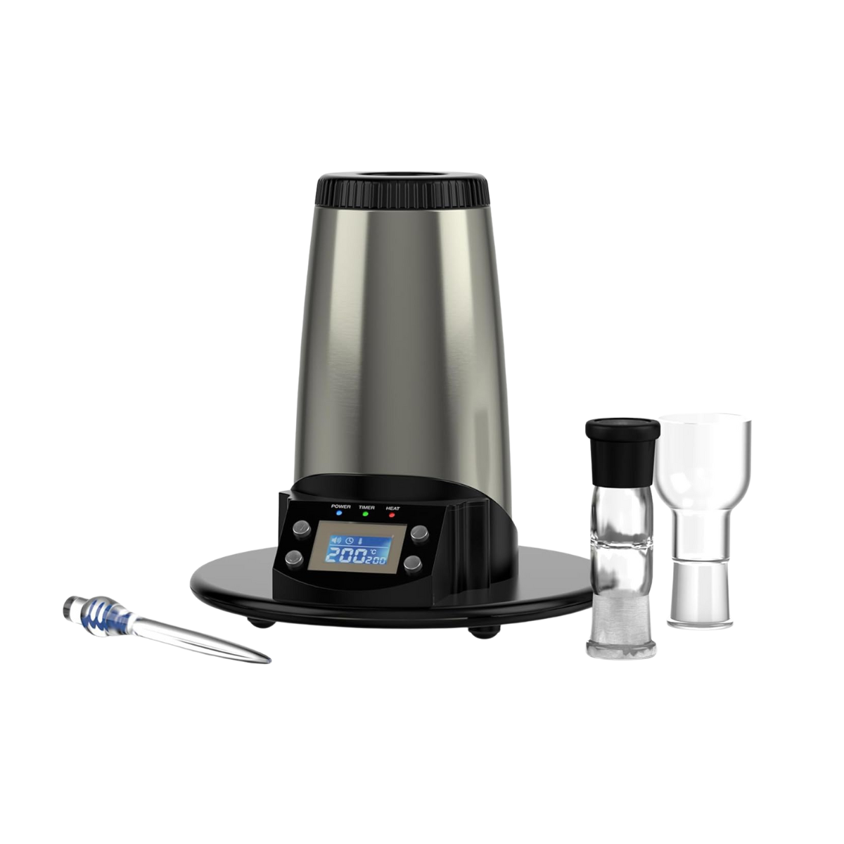 Arizer V-Tower digital vaporizer with precise dry herb temperature control