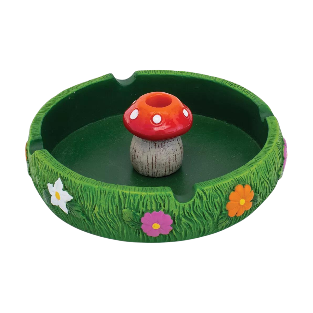 Kaya Resin Round Mushroom Ashtray - Unique Design for Stylish Smoking