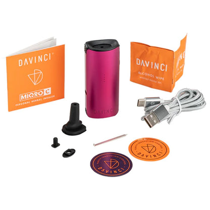 DaVinci MIQRO-C ultra-portable dry herb vaporizer with compact design