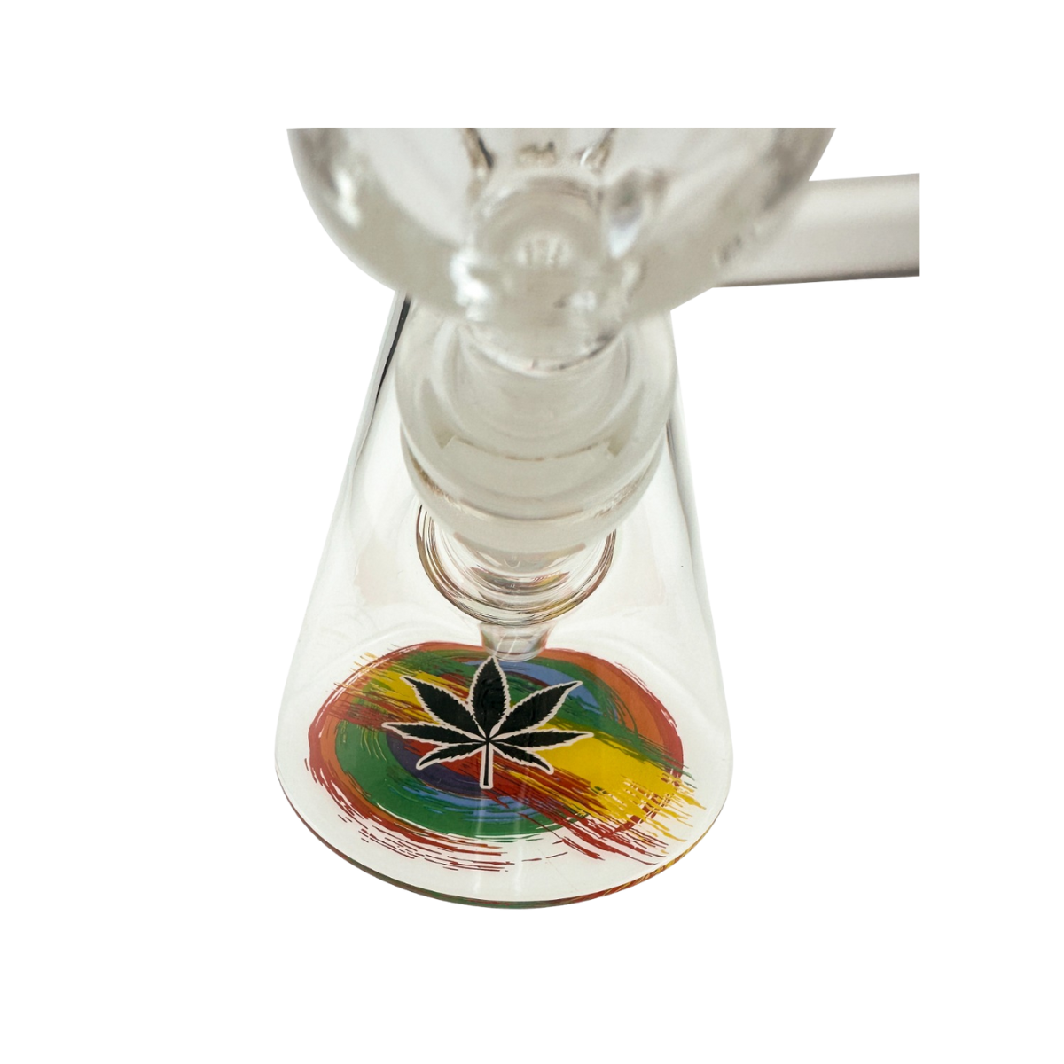 Beaker Bong Leaf Design