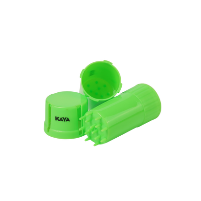 Kaya GrindTainer - Portable Herb Grinder with Storage