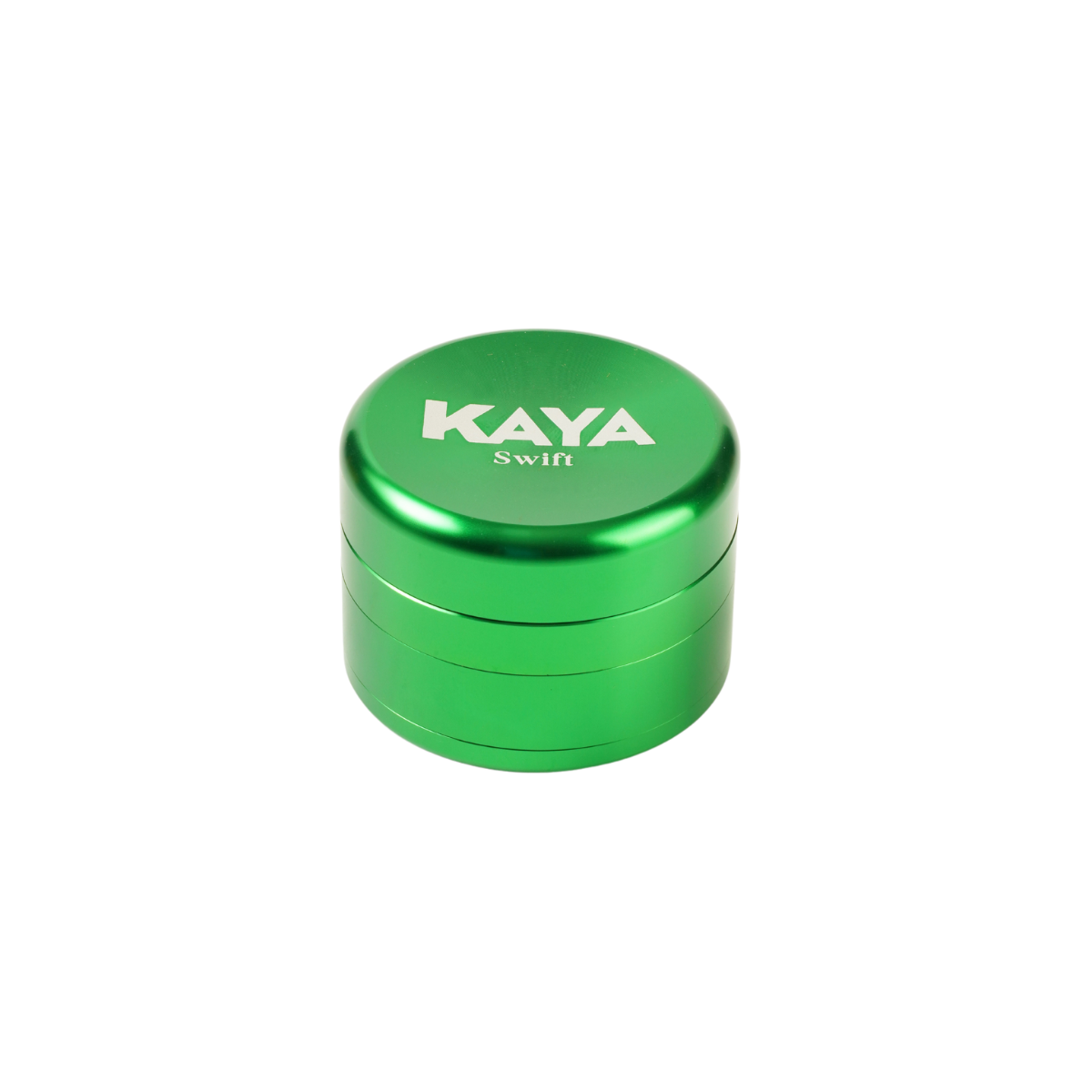 62mm Kaya Swift Grind ball-bearing shredder designed for efficient herb grinding