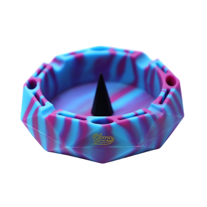 Multi-Purpose Diamond Shaped Dabbing and Smoking Station Silicone Ashtray