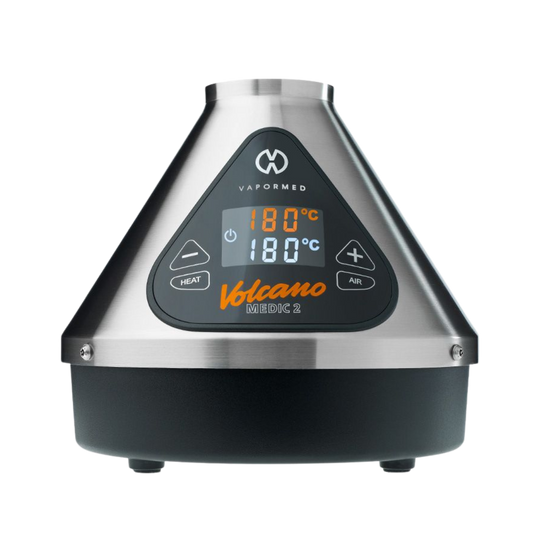 Volcano Medic 2 silver medical vaporizer certified for dry herb heating