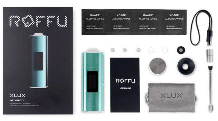 XLUX ROFFU Lite vaporizer kit with compact design for consistent dry herb heating greenmart.com.au