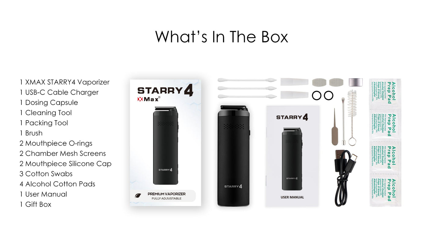 XMAX Starry 4 Dry-Herb & Concentrate Vaporizer