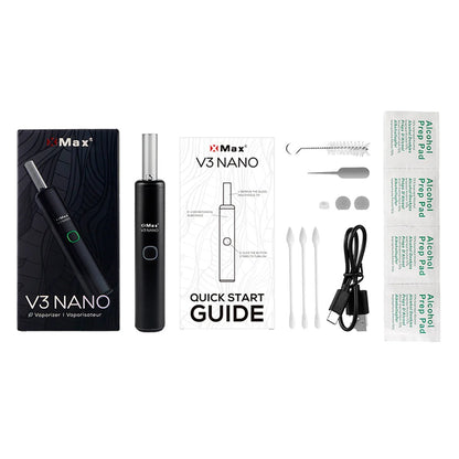 XMAX V3 Nano ultra-portable dry herb vaporizer with compact heating chamber